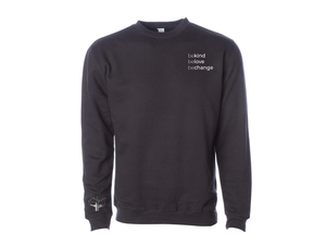 "bekind belove bechange" Crewneck